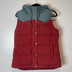 Patagonia W's Bivy Hooded Vest Drumfire Red Size M